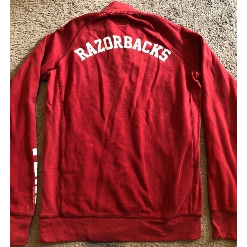 Vs Pink Arkansas Razorbacks Half Zip